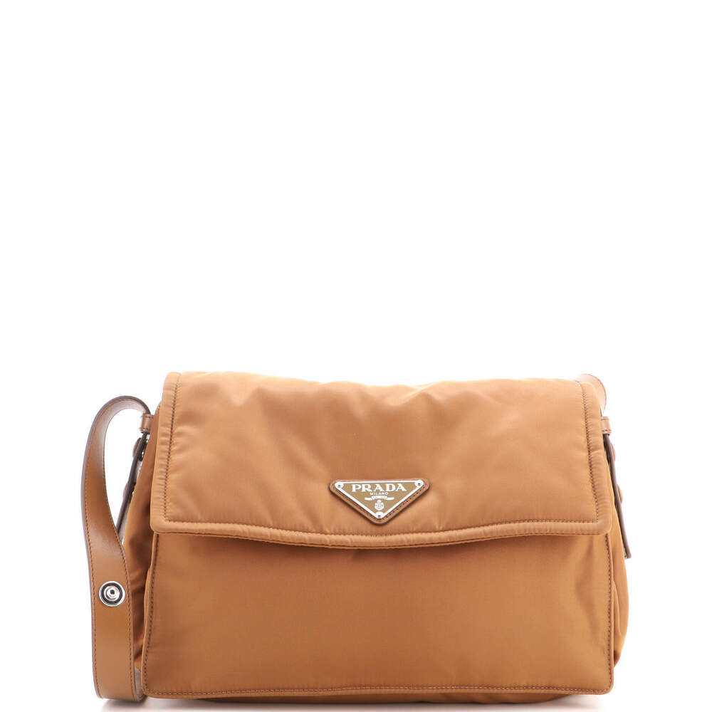Prada Medium Padded Flap Shoulder Bag Re-Nylon